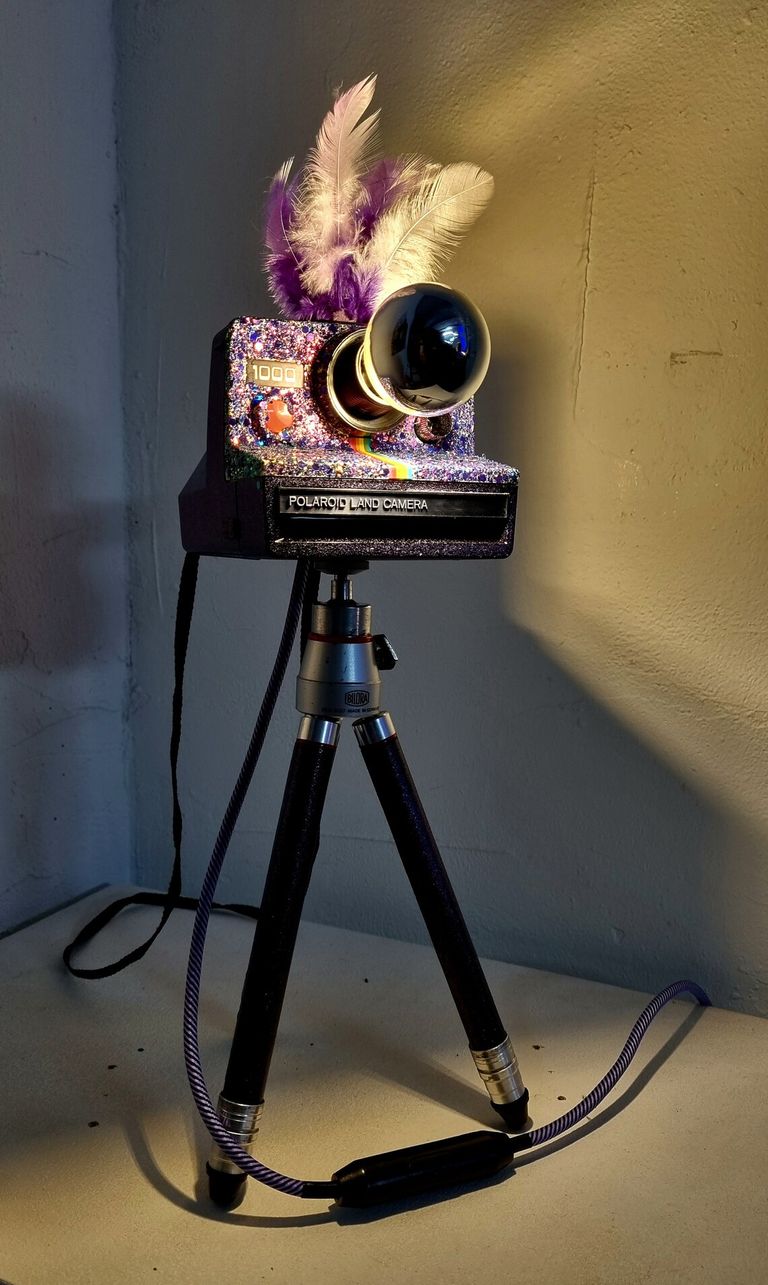 Polaroid Kameralampe "Fancy Nancy"