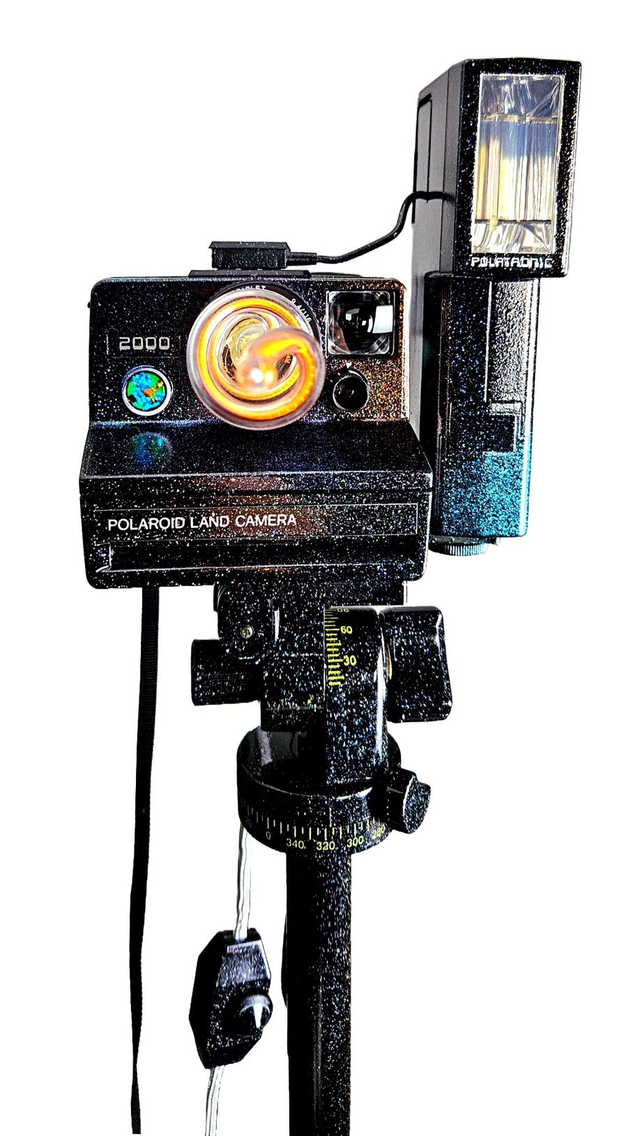 Polaroid Kameralampe "Pale Blue Dote"